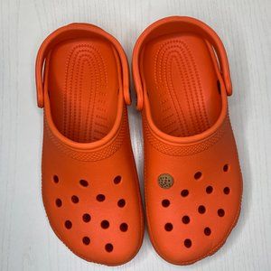Orange Color Crocs M-7 W-9